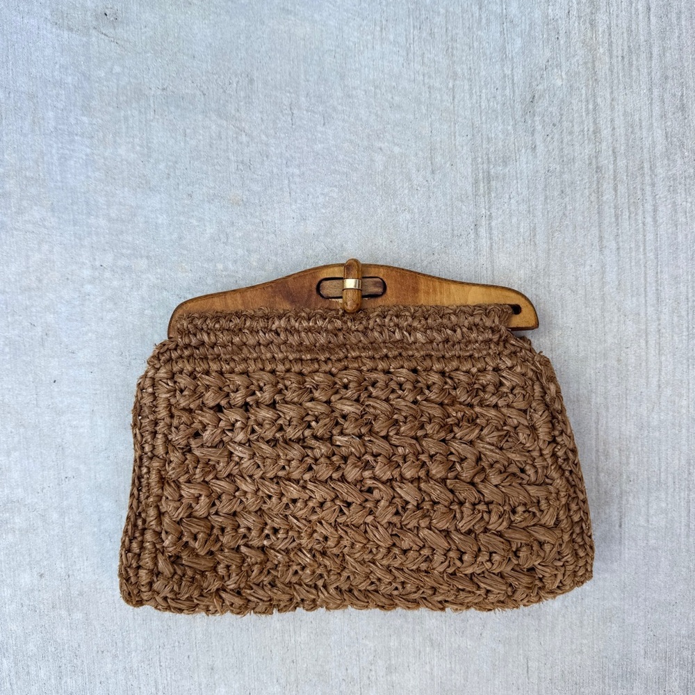 Vintage Woven Clutch